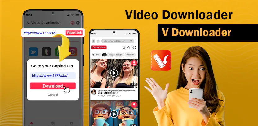Video Downloader – VDownloader — Android app by Hussnain Mehdi